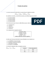 Pruebas de Química