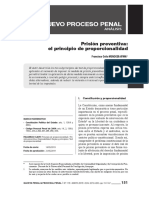 Prisión Preventiva Proporcionalidad Gaceta PDF