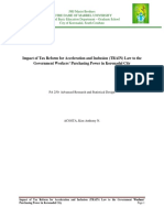 Impact of Tax Reform For Acceleration and Inclusion (TRAIN) Law To The Government Workers' Purchasing Power in Koronadal City