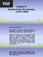 Period of The New Society (1972-1980)