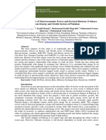 Sensitivity Analysis of Macroeconomic Forces and Sectoral Returns: Evidence From Energy and Textile Sectors of Pakistan