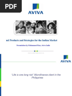 Mi Products and Strategies For The Indian Market: Presentation by Mohammed Riaz, Aviva India