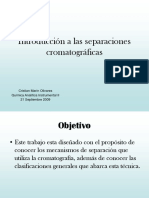 Introducción A Las Separaciones Cromatográficas