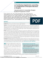 Withholding Versus Continuing Angiotensin-Converting Enzyme Inhibitors or Angiotensin II Receptor Blockers Before Noncardiac Surgery