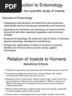 Introduction To Entomology: Definition-The Scientific Study of Insects