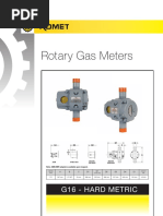 Rotary Gas Meters: G16 - Hard Metric