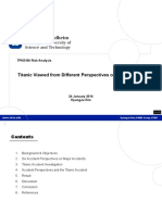 Titanic Accident Fault Tree Analysis