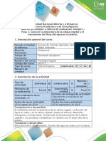 Guía de Actividades y Rúbrica de Evaluación - Paso 1 - Generalidades de Fisiología Vegetal