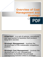 Overview of Cost Management and Strategy