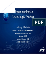 Telecommunication Grounding & Bonding Synopsis