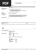 K0019 Syllabus and Course Outline