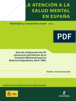 La Atencion A La Salud Mental en España - Toledo - 2005 PDF