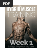 Hybrid Muscle Training Week 1