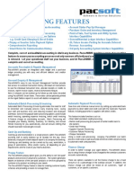 Accounting Features: Cash Up and Banking