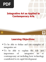 1 Integrative Art As Applied To Contemporary Arts