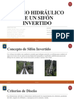 Diseño Hidráulico de Un Sifón Invertido