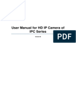 User Manual For HD IP Camera of IPC2411-HN-SIR (For V7)