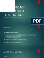 Materi Organisasi Pelayanan Kesehatan