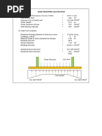 Base Pressure Calculation: (Summation of Reaction of STAAD)