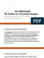 Curriculum Design