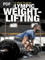 12 Week Olympic Weightlifting Program