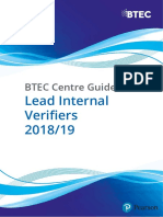 Lead Internal Verifiers 2015 16