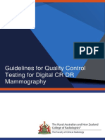 Guidelines For Quality Control Testing For Digital CR DR Mammography V4