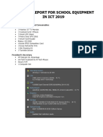 Summary Report For School Equipment IN ICT 2019: RFID & ID Equipment and Consumables