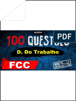 100 Questões de Direito Do Trabalho - FCC - Antonio Do Tribunal