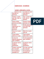 Exercícios 100 Erros Portugues