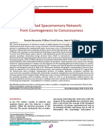 The Unified Spacememory Network: From Cosmogenesis To Consciousness