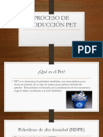 Proceso de Producción PET