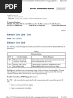 Ethernet Data Link - Test: Troubleshooting