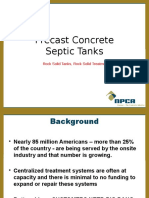 Precast Concrete Septic Tanks: Rock Solid Tanks, Rock Solid Treatment