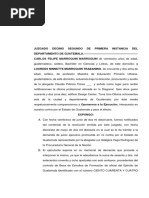 Oposicion A Juicio Ejecutivo