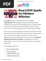 Real Love Spells For Modern Witches! 16 Spells That Work