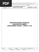 CNS-NT-11-08 Especificaciones Técnicas de Cables de Aluminio PDF