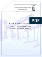 HTX/HTH Series Separators Installation, Operation, and Maintenace Manual