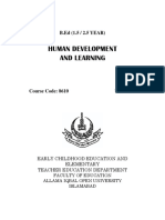 8610 Human Development and Learning