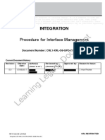 7G 007 Interface Management Procedure