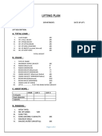 Lifting Plan