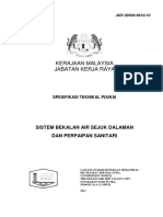 Sistem Bekalan Air Sejuk Dalaman Dan Perpaipan Sanitari