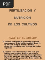 Fertilizacion y Caracteristicas Del Suelo - Cri