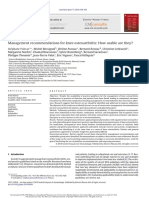 Management Recommendations For Knee Osteoarthritis: How Usable Are They?