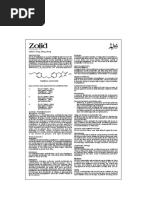 Zolid Tab Leaflet Pakistan