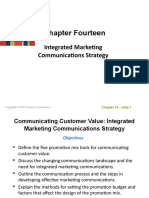 Chapter Fourteen: Integrated Marketing Communications Strategy