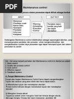 Maintenance Control