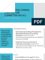 Institutional Animal Care and Use Committee (Iacuc)