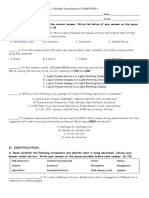 Computer 4 - 1st Monthly Test