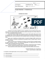 Avaliação 2º Trimestre Portugues